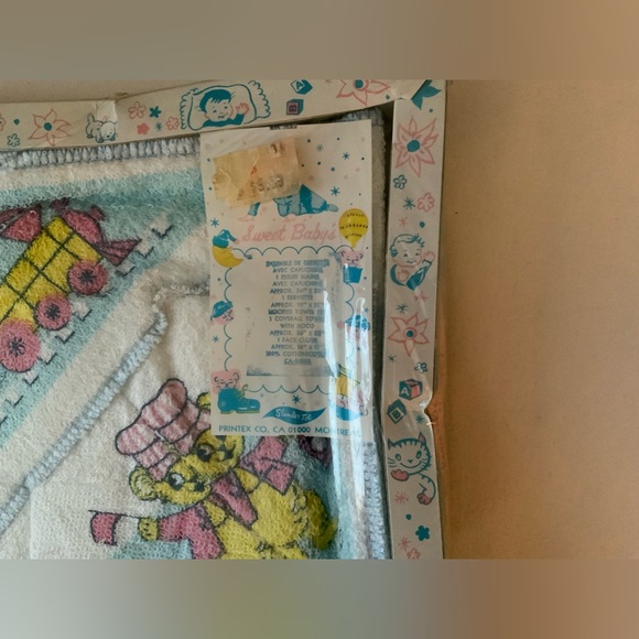 Cute Bear and Train Design Bath Towel Set - Picture 3 of 8